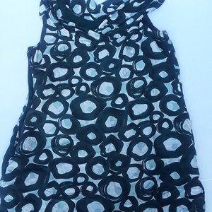 New York & Company short dress with circle print